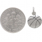 Sterling Silver Basketball Charm