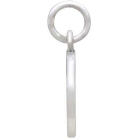 Sterling Silver Snow Capped Mountain Charm 16x10mm