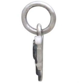 Sterling Silver Mini Bat Charm 12x12mm