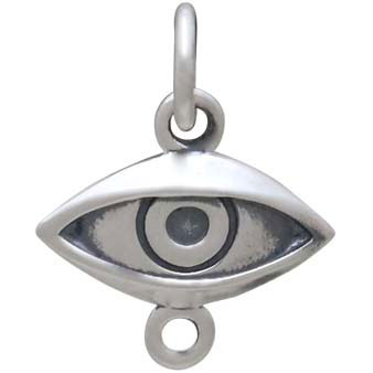 Sterling Silver Dimensional Eye Link 15x12mm