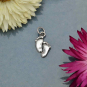 Sterling Silver Baby Feet Charm 18x8mm