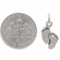 Sterling Silver Baby Feet Charm