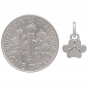 Sterling Silver Paw Print Charm