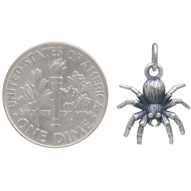 Sterling Silver Spider Charm