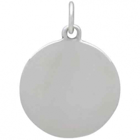 Silver Gazing Dog Charm with Bronze Star and Moon 21x15mm