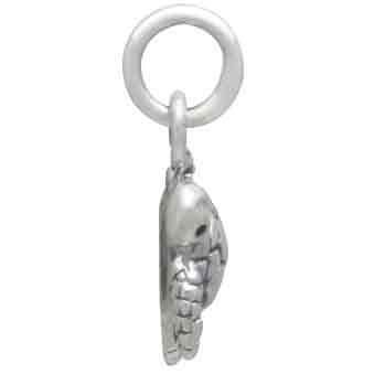 Sterling Silver Baby Sea Turtle Charm 14x9mm