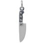 Sterling Silver Kitchen Knife Charm Front View