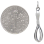 Sterling Silver Whisk Charm with Dime