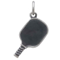 Sterling Silver Pickleball Paddle and Ball Charm 22x9mm back view