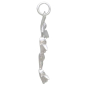 Sterling Silver Bat Cluster Charm Side View