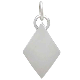 Mixed Metal Sword Shadow Box Charm Back View