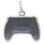 Sterling Silver Video Game Controller Charm Back View