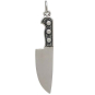 Sterling Silver Large Kitchen Knife Charm Front View