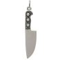 Sterling Silver Large Kitchen Knife Charm Back View