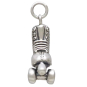 Sterling Silver Roller Skate Charm Side View