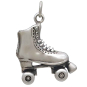 Sterling Silver Roller Skate Charm Back View