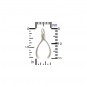 Sterling Silver Wishbone Charm 20x10mm