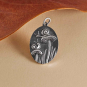 Sterling Silver Two Snails and Mushrooms Charm beauty shot