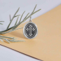 Nina Designs Sterling Silver Decorated Cross Wax Seal Pendant 