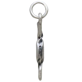 Sterling Silver Poison Candy Charm Side View