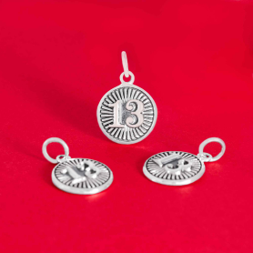 Sterling Silver Lucky 13 Coin Charm