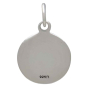 Sterling Silver Lucky 13 Coin Charm  Back View