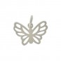 Sterling Silver Butterfly Charm 13x15mm
