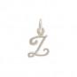 Sterling Silver Initial Charm Letter Z 14x8mm