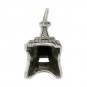 Sterling Silver Eiffel Tower Charm 26x9mm