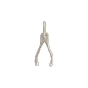 Sterling Silver Wishbone Charm - Small 13x6mm
