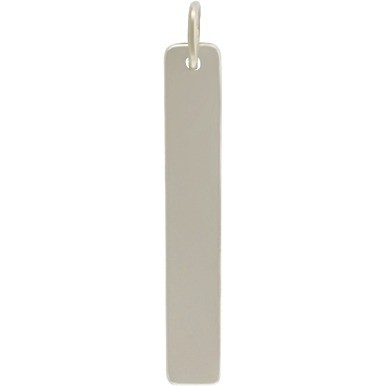 Sterling Silver Stamping Blank - Long Narrow Rectangle