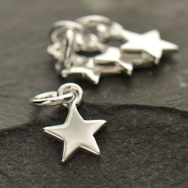 Details about  / Sterling Silver CZ Star Charm Pendant MSRP $113