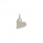 Sterling Silver Small Heart Charm 10x7mm