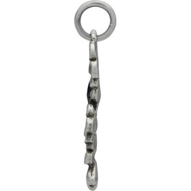 Sterling Silver Cherry Blossoms Charm 23x9mm