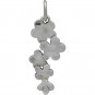 Sterling Silver Cherry Blossoms Charm 23x9mm