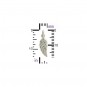 Sterling Silver Angel Wing Charm Left Side 20x6mm