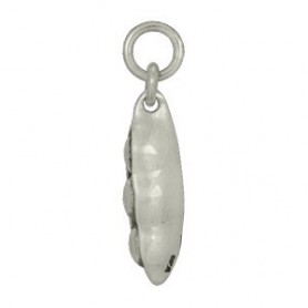 Sterling Silver Three Peas in a Pod Charm 20x5mm