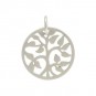 Sterling Silver Small Tree of Life Charm 17x13mm
