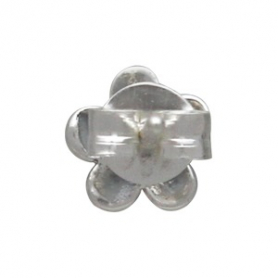 Sterling Silver Stud Earrings - Cherry Blossom 6x6mm