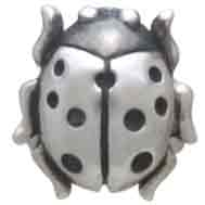 Sterling Silver Ladybug Earrings