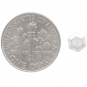 Sterling Silver Hexagon Post Earrings 5x5mm