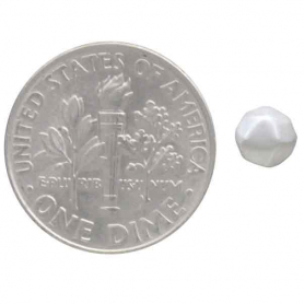 Sterling silver nugget earrings