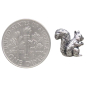Sterling Silver Squirrel Post Earrings with Dime