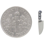 Sterling Silver Kitchen Knife Post Earrings with Dime