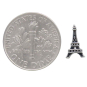 Sterling Silver Eiffel Tower Post Earrings with Dime