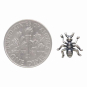 Sterling Silver Ant Post Earrings with Dime