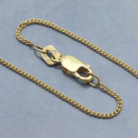 14K Gold Filled Delicate Curb Chain