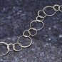 Sterling Silver Chain by the Foot - Handmade Lg Circle Chain