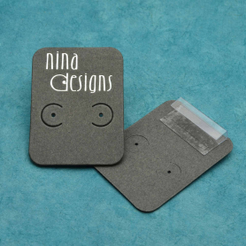 Nina Designs Lipped Earring Card - 20pc Pack