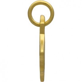 Gold Charm - Texas with 24K Gold Plate 14x10mm